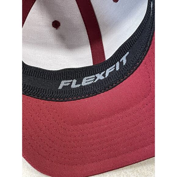 Hurley FlexFit Red Baseball Cap/Hat One Size Flexible Casual Wear - Picture 7 of 7